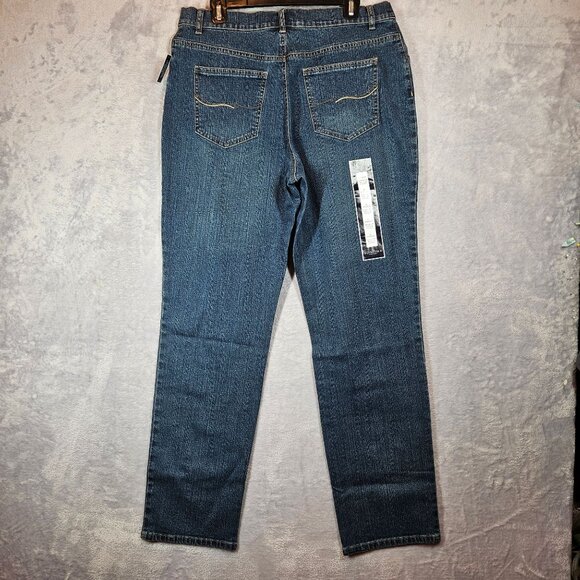 NWT Sonoma Jeans Womens 14 Average Classics fit Tapered Leg Mom casual everyday - Picture 2 of 13